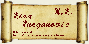 Mira Murganović vizit kartica